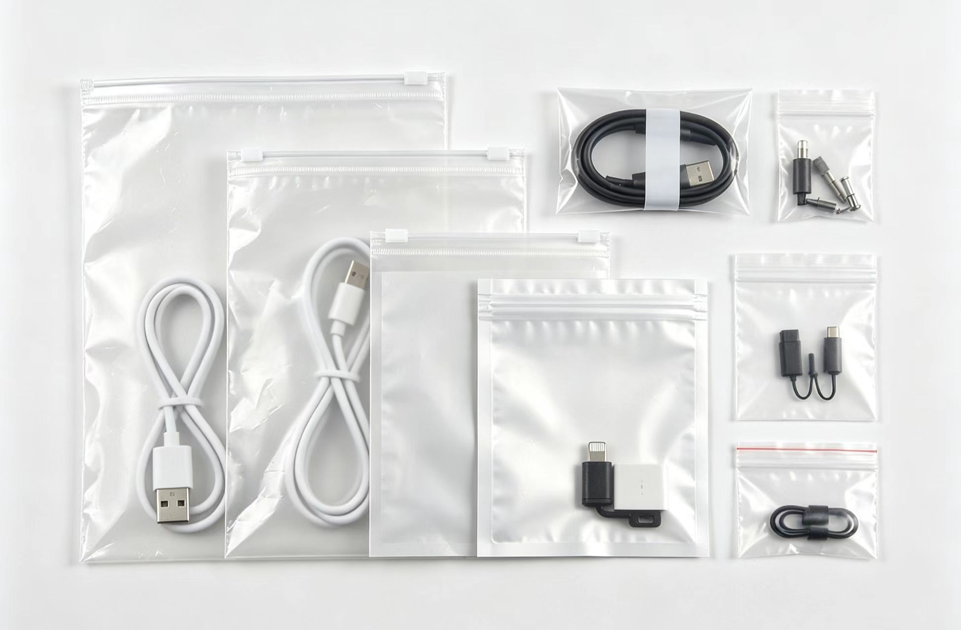 Electronic plastic bags