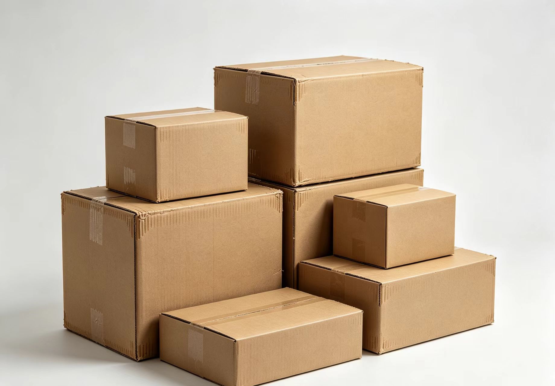 Corrugated shipping boxes